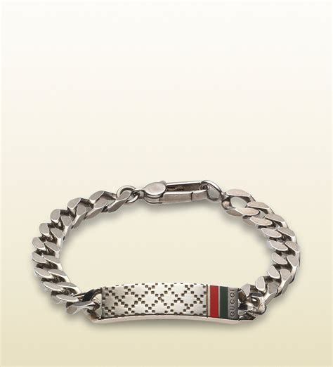 silberkette herren gucci|Gucci Bracelets for Men .